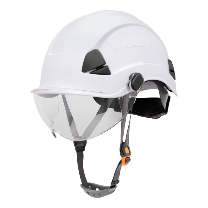 Honeywell Fibre Metal FSH11001 Vented Safety Helmet, White, One Size, Box of 20