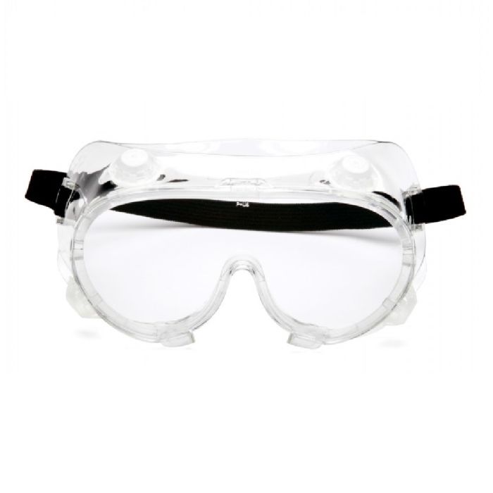 Pyramex G204 Closeout Chemical Goggle, Clear Frame and Lens, One Size, Box of 12