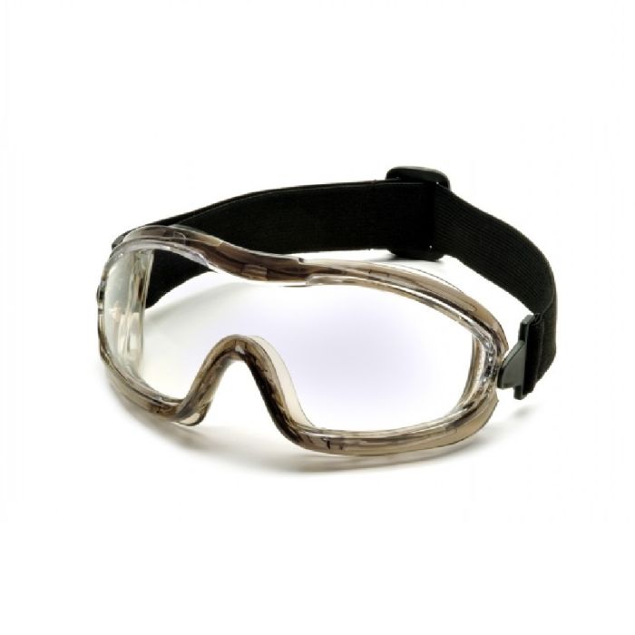 Pyramex G704 Series G704T Low Profile Goggle, Gray Frame, Clear Anti-Fog Lens, One Size, Box of 12
