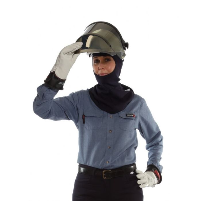 NSA H12HTHAT 12 cal/cm² PureView™ Faceshield with Hard Hat Slotted Adapter