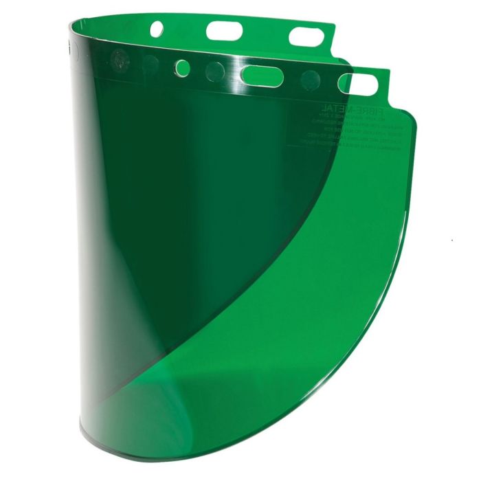 Honeywell Fibre-Metal 4178DGN Impact Resistant Replacement Window, Dark Green, 8'' X 16 1/2'', Box of 12