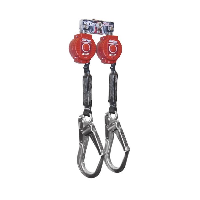 Honeywell Miller MFLB-4-Z7/6FT Twin Turbo Fall Protection System, Red, One Size, 1 Each