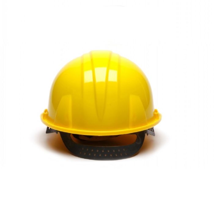 Pyramex SL Series HP14030 Cap Style Hard Hat, 4 Point Snap Lock Suspension, Yellow, One Size, Box of 16