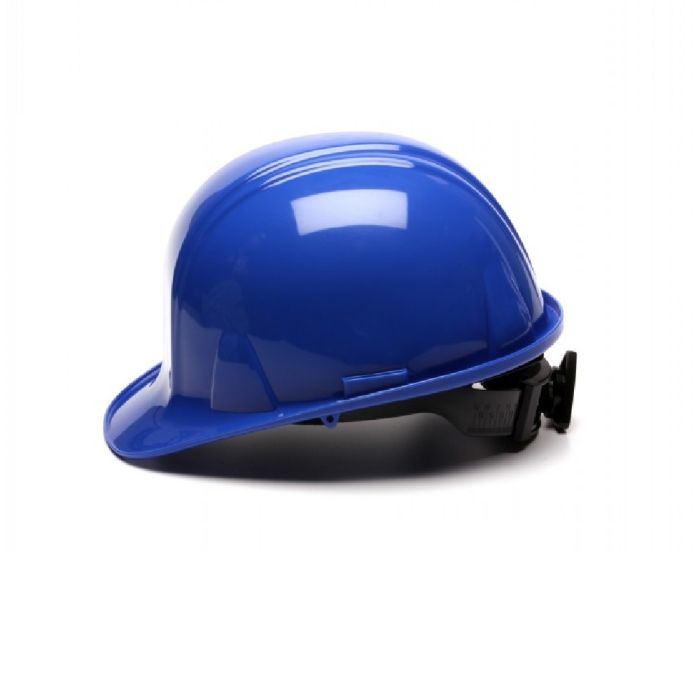Pyramex SL Series HP14160 Cap Style Hard Hat, 4 Point Ratchet Suspension, Blue, One Size, Box of 16