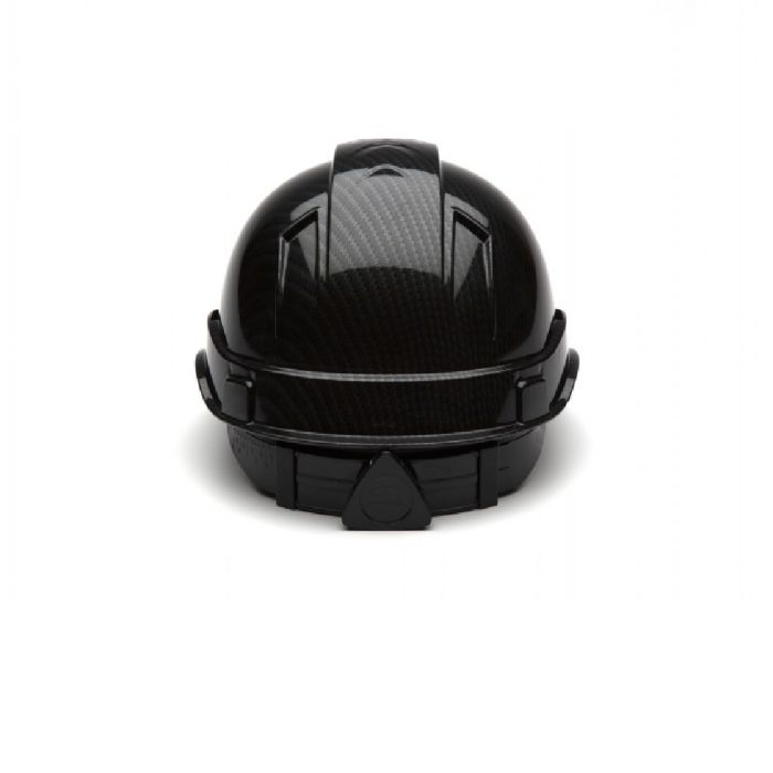 Pyramex Ridgeline HP44117S 4 Point Standard Ratchet Cap Style Hard Hat with Graphite Pattern, Shiny Black, One Size, Box of 16