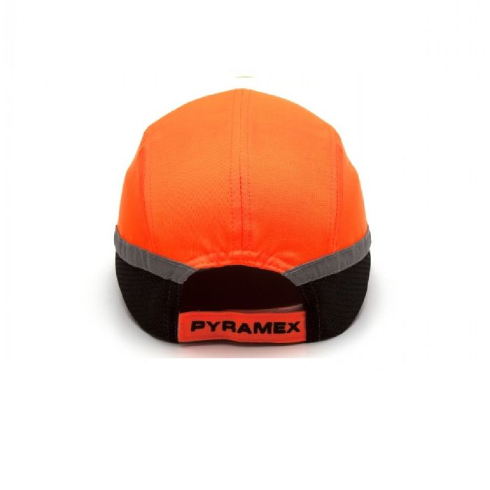 Pyramex HP50041 Baseball Bump Cap, Hi Vis Orange, One Size, Box of 12