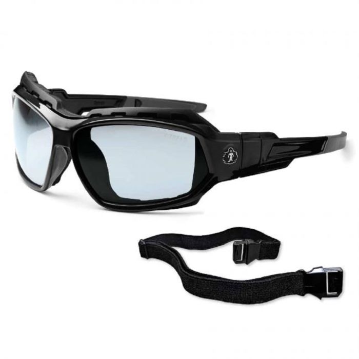 Ergodyne Skullerz LOKI-AF Anti-Fog Safety Glasses, Black Frame, Anti-Fog In/Outdoor Lens, 1 Each