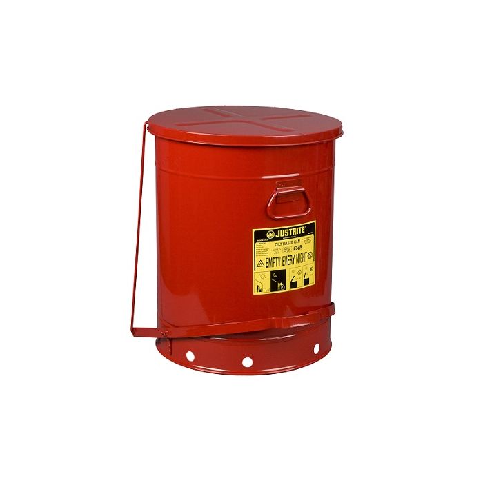 Red Oily Waste Can - 21 Gallon