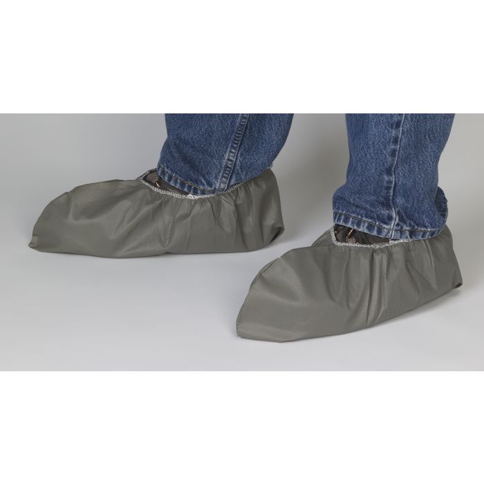 MicroMax NSP Shoe Cover - Gray Non-Skid, Case of 200 Pairs