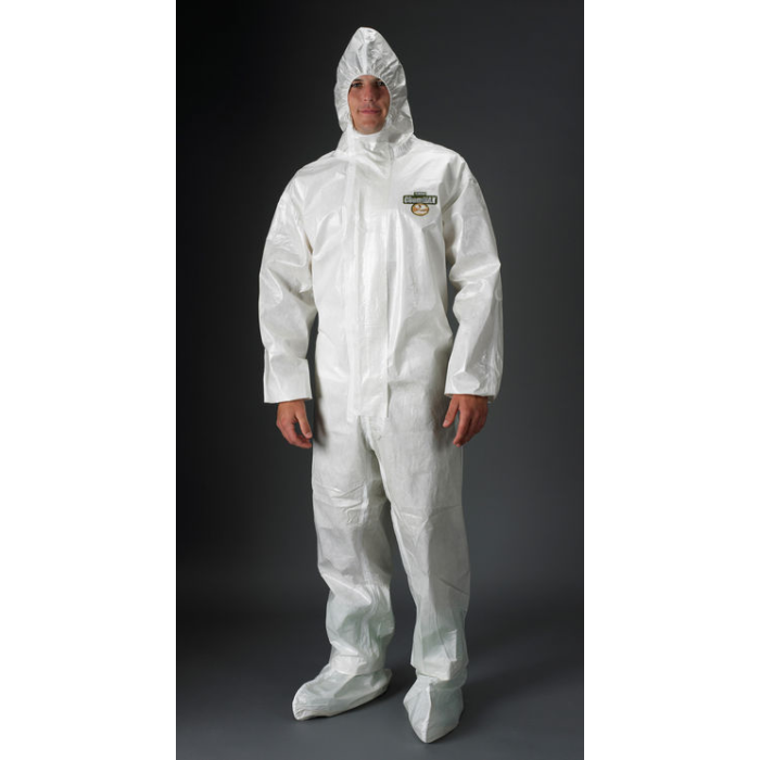 Lakeland ChemMax 2 Coverall Sealed Seam Respirator Fit Hood 6/Case