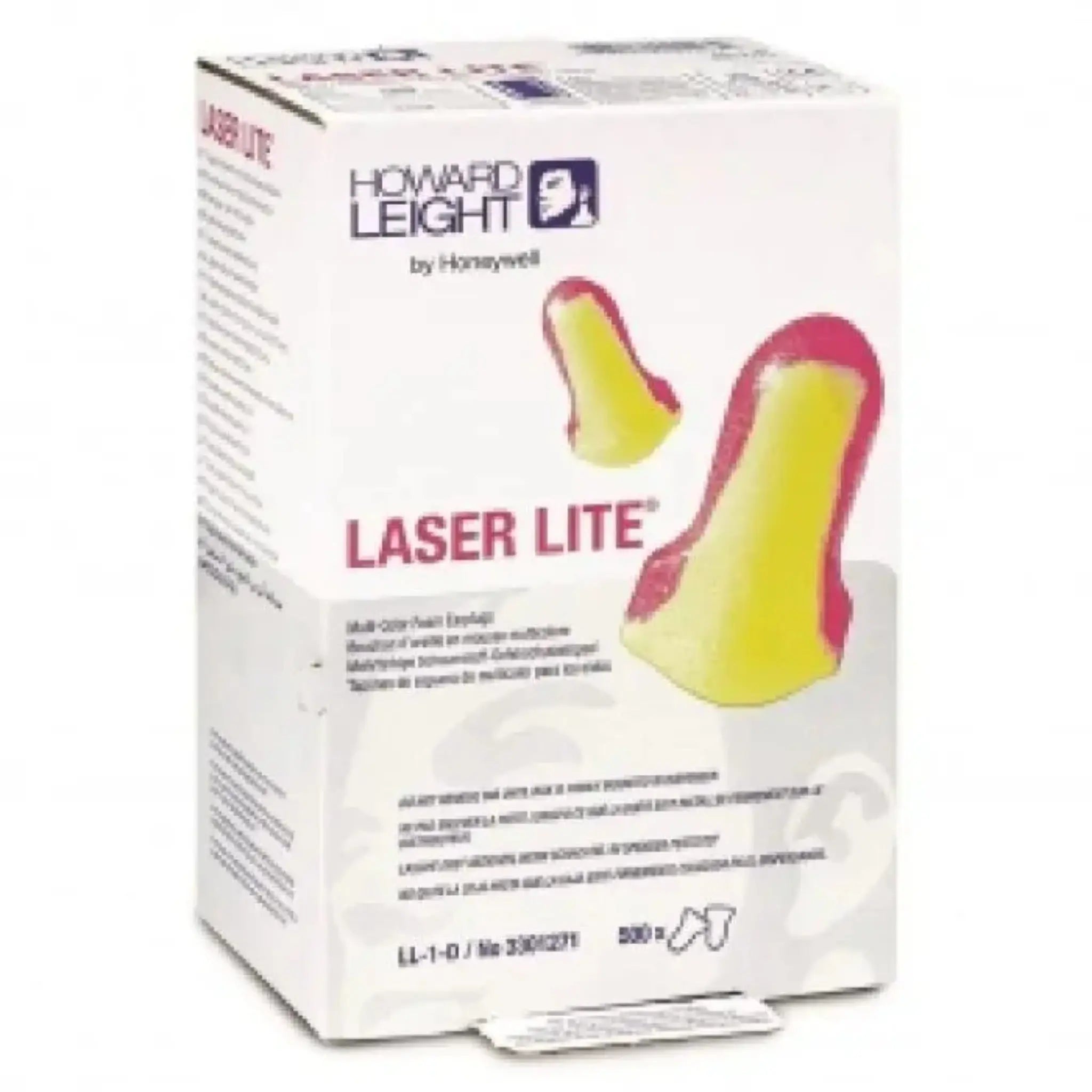 Honeywell Howard Leight LL-1-D Laser Lite T-Shape Disposable Soft Polyurethane Foam Ear Plugs, Dispenser Refill Pack, NRR 32_main