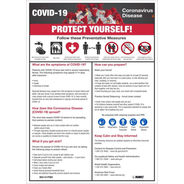NMC COVID-19 Protect Yourself Sign