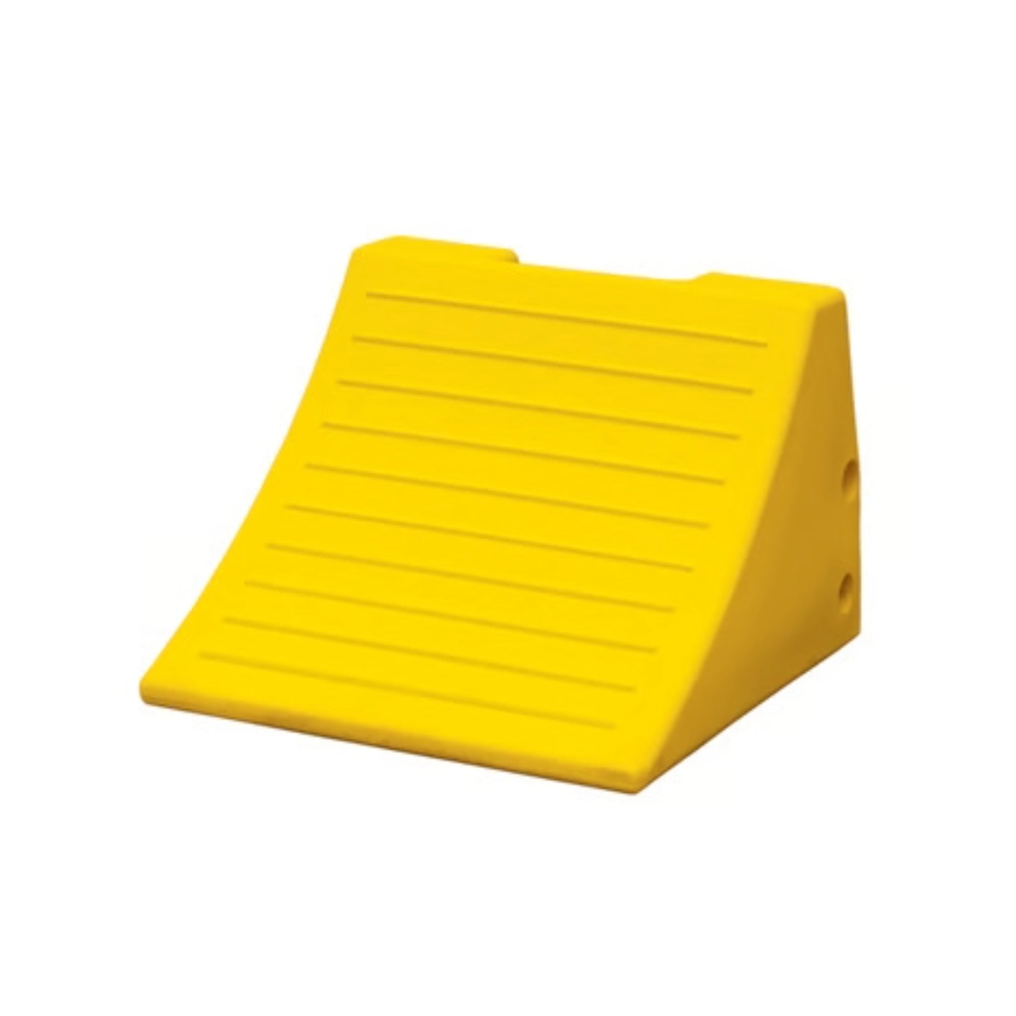 Checkers MC3009 Heavy-Duty Chock, 46-65 Inch Tire Diameter, 122.5 Ton Capacity, Yellow, 1 Each 
