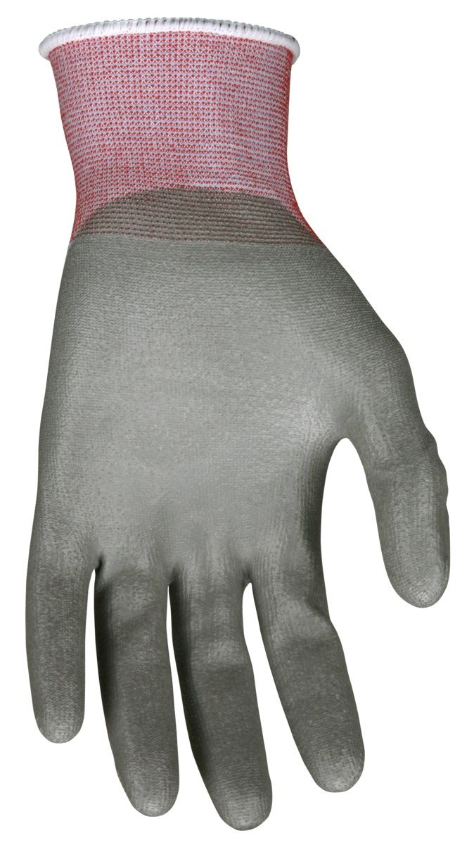 MCR Safety CutPro 9672DT2 18 Gauge Dyneema Shell, PU Coated Work Gloves, Blue, Box of 12 Pairs