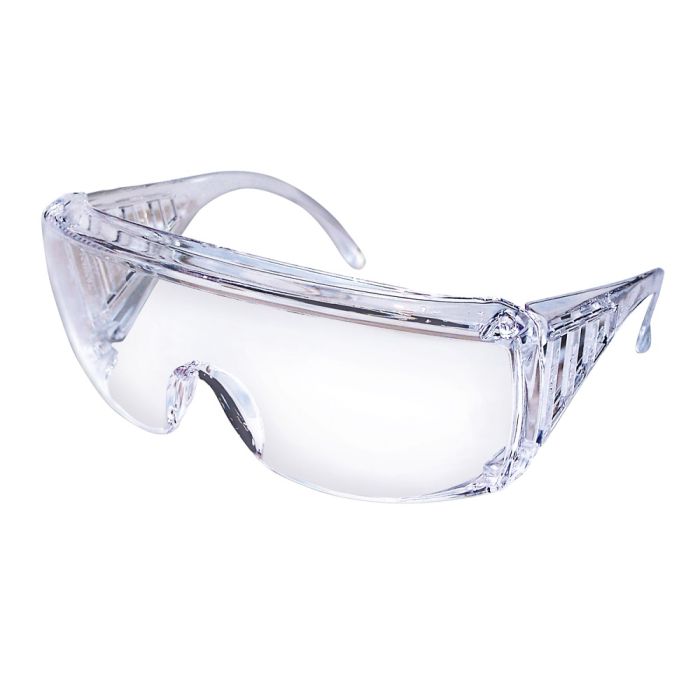 MCR Safety 9800 Uncoated Lens Safety Glasses, Clear, One Size, Case of 144
