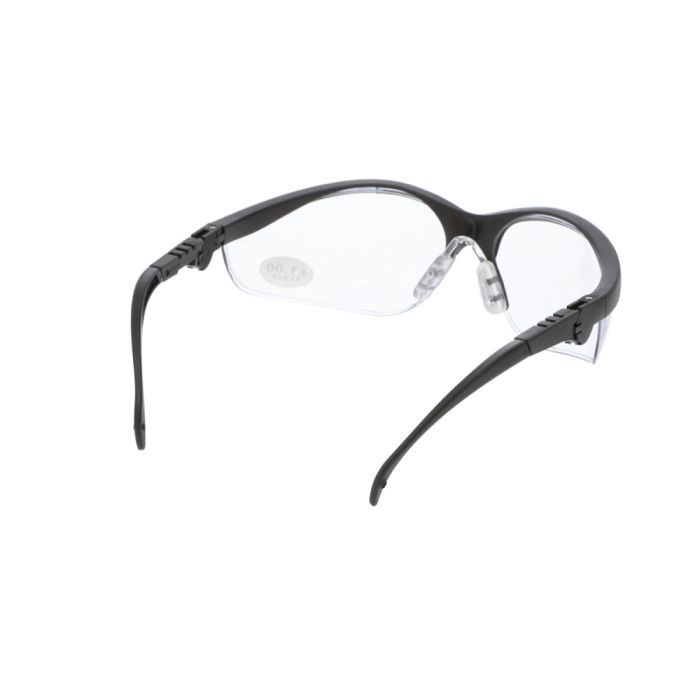 MCR Safety Klondike K3H10 KD3 Series 1.0 Diopter Bifocal Readers Safety Glasses, Black, One Size, Box of 12