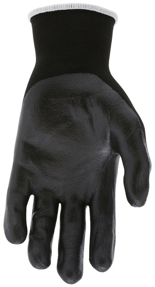MCR Safety Ninja X N9674 15 Gauge Nylon Lycra Blended Shell Work Gloves, Black, 1 Pair