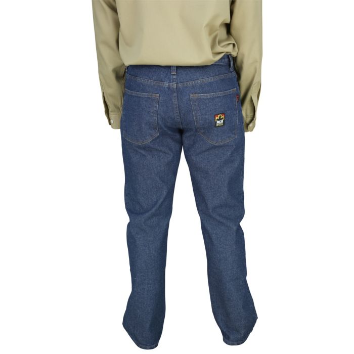 MCR Safety P1D4436 13 Oz. Flame Resistant Denim Jeans, Blue, 44 Inch Waist, 36 Inch Inseam, 1 Each