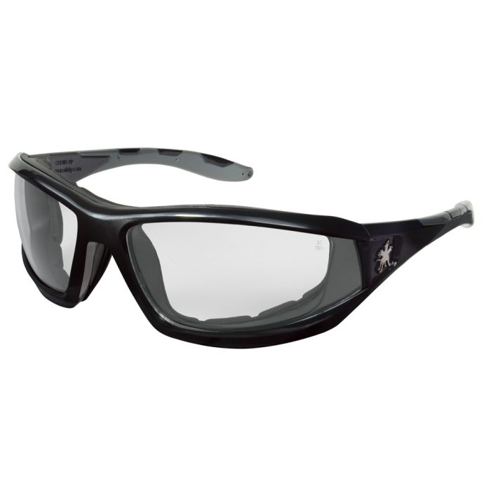 MCR Safety Swagger RP210AF Foam Lined Anti Fog Coated Safety Glasses, Black, One Size, Box of 12