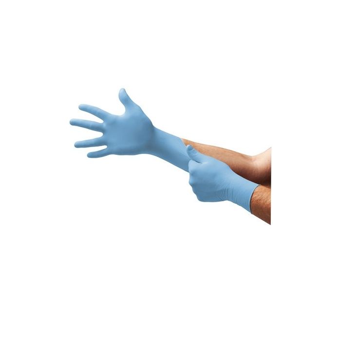 Ansell Microflex XC-310 Xceed Disposable Glove, Blue, 250 Gloves per Box, Case of 10 Boxes