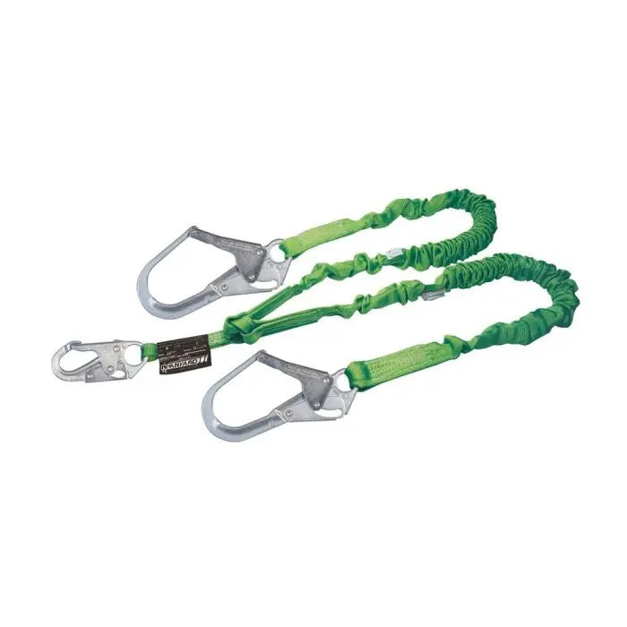 Honeywell Miller Manyard II 231M-Z7/6FTGN Stretchable Shock-Absorbing Lanyard, Green, One Size, 1 Each