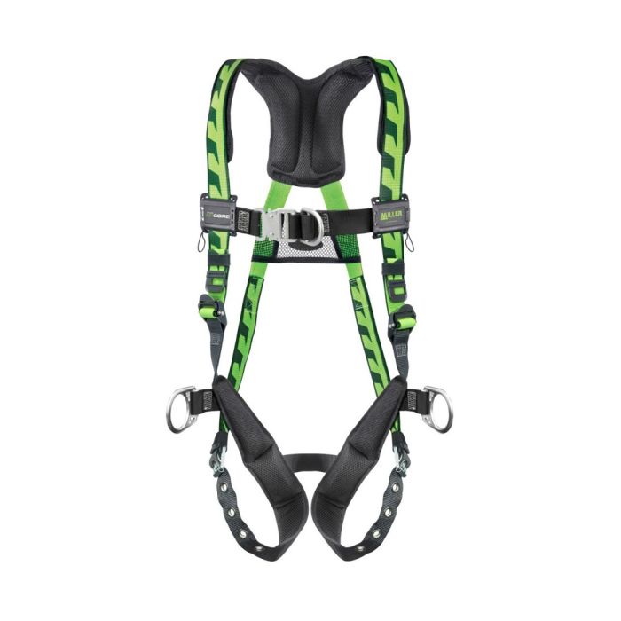 Honeywell Miller AAF-TBDUG AirCore Front D-ring Harness, Green, One Size, 1 Each