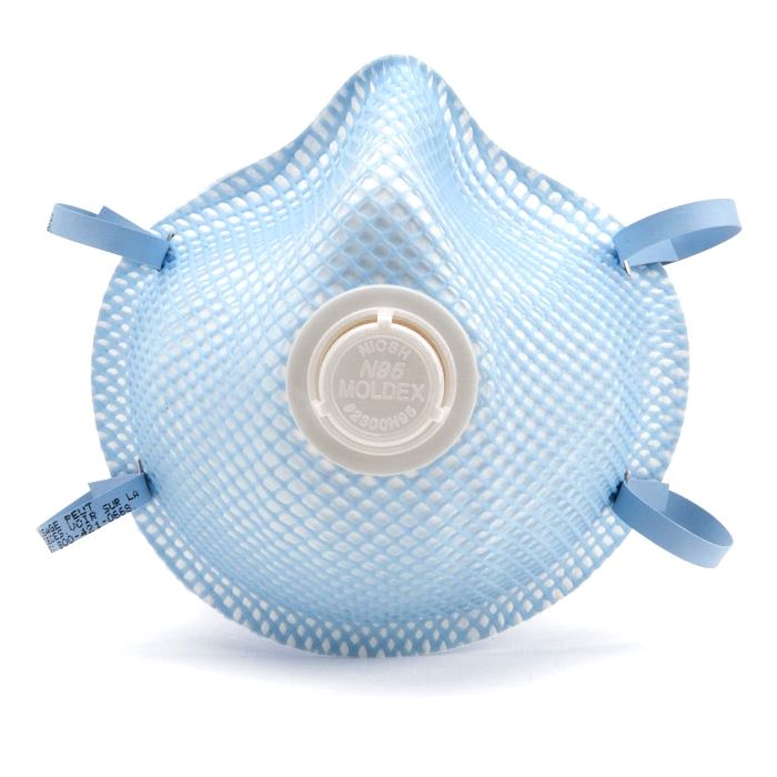 Moldex 2300 N95 Particulate Respirator with Exhalation Valve Box of 10