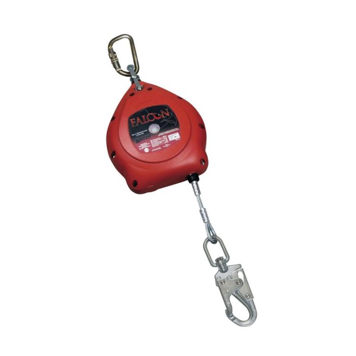 Honeywell Miller MP20G-Z7/20FT Falcon Self-Retracting Lifeline, Red, One Size, 1 Each
