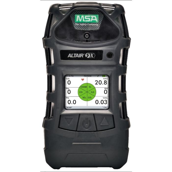 MSA ALTAIR® 5X Combustible Gas, Carbon Monoxide, Hydrogen Sulfide, Oxygen, Sulfur Dioxide Monitor