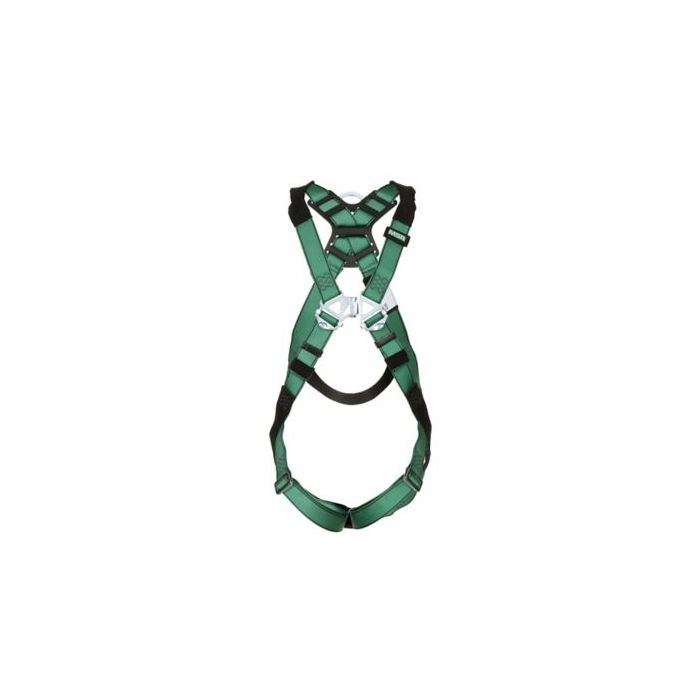MSA 10197196 V-FORM Harness, Standard, Back D-Ring, Qwik-Fit Leg Straps