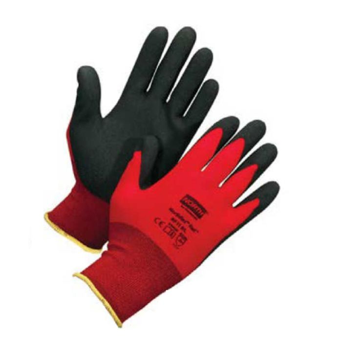 Honeywell North NF11/5XXS NorthFlex Red Gloves, Red, 2X-Small, Box of 12