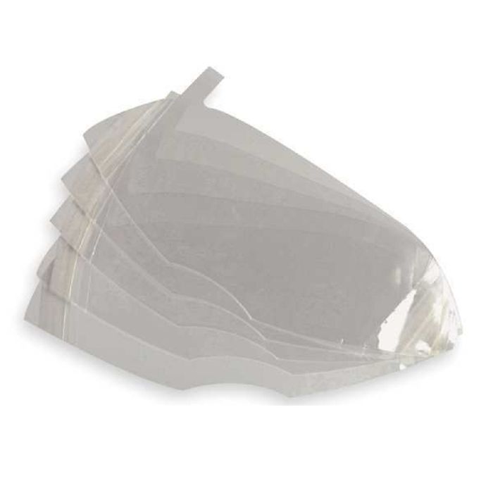Honeywell North 80836A Peel-Away Cover Lens, Clear, One Size, 5 Assemblies per Pack Each