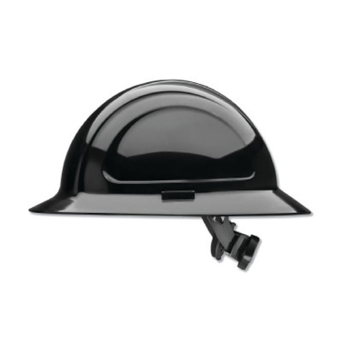 Honeywell North Zone N20R110000 Full Brim Hard Hat, Black, One Size, Box of 12