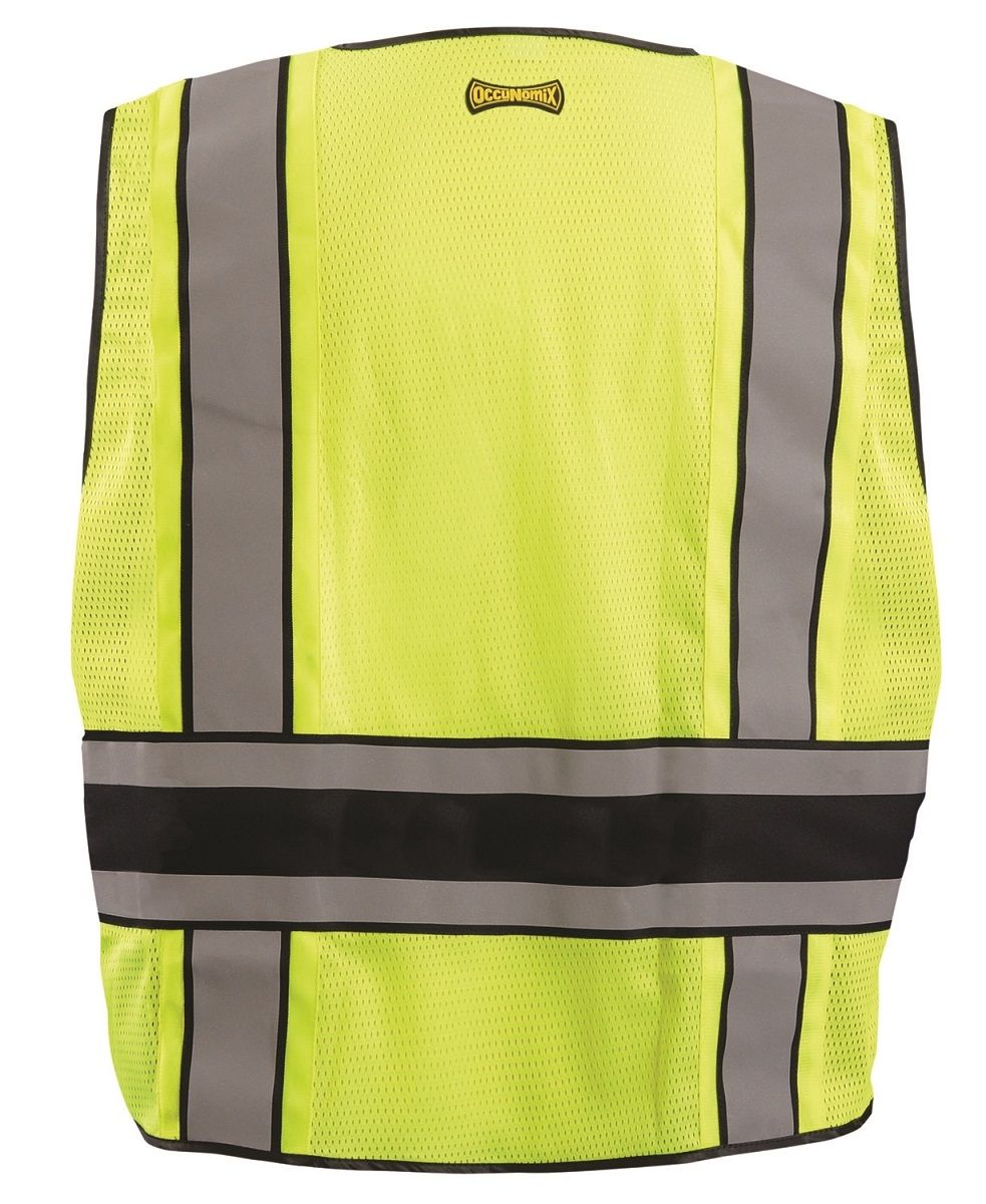 Occunomix DOR Public Safety No Legend Solid Front/Mesh Back Vest