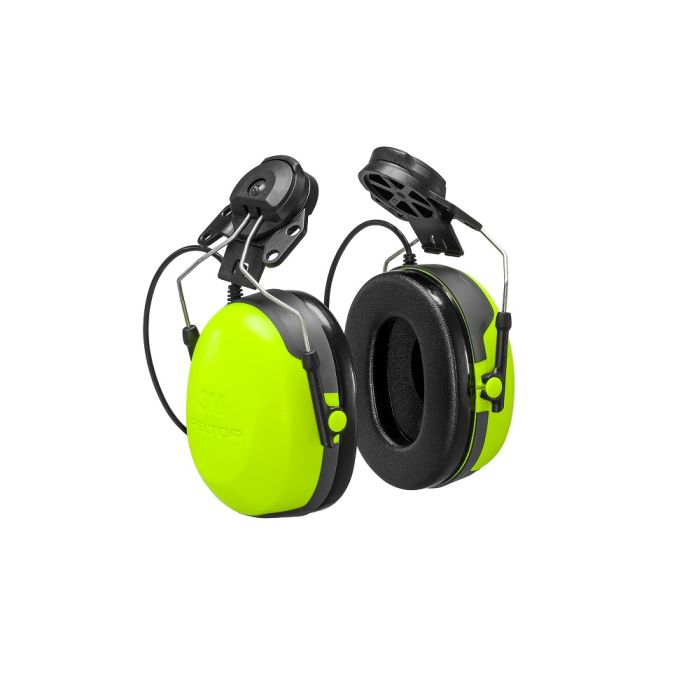 3M Peltor HT52P3E-112 Hard Hat Attached CH-3 Listen Only Hearing Protector, Bright Yellow, Universal, 1 Each