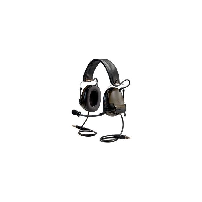 Peltor ComTac III ACH Communication Headset, Dual Comm, Headband w/ Gel Cushions - OLIVE DRAB GREEN
