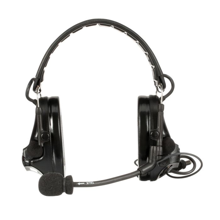 3M Peltor MT20H682FB-47 SV SwatTac V Headset, Foldable, Single Lead, Black, 1 Each