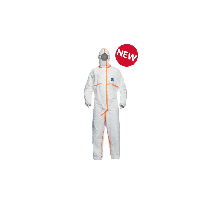 DuPont Tyvek 800 TJ198TWHXL0025 Hooded Coverall, White, X-Large, Case of 25