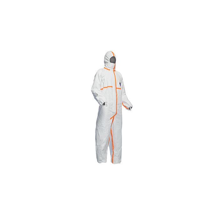 DuPont Tyvek 800 TJ198TWHSM0025 Hooded Coverall, White, Small, Case of 25