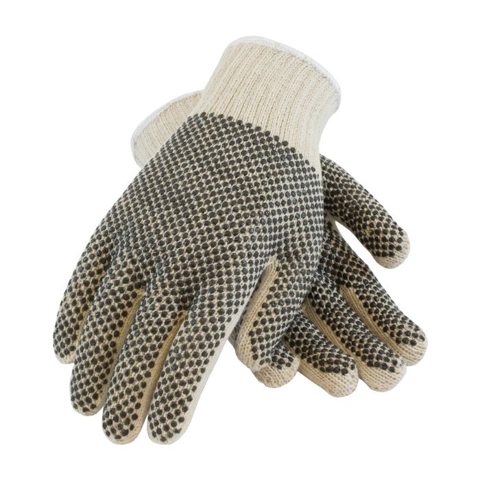 Seamless Knit with Double-Sided PVC Dense Grip Glove - 7 Gauge