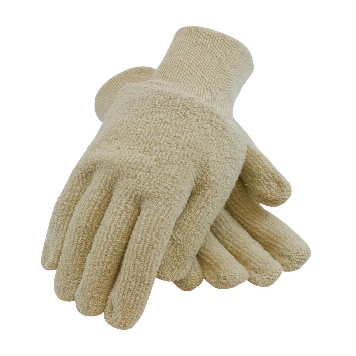 Terry Cloth Seamless Knit Glove - 24 oz, Box of 12 Pairs