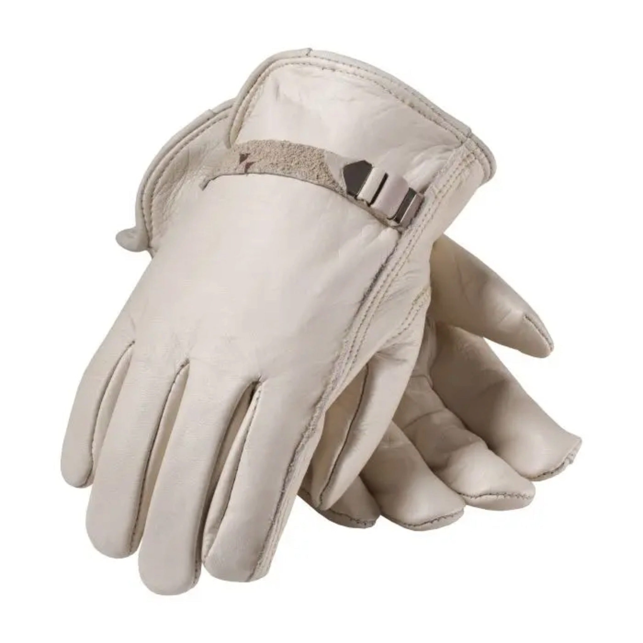 PIP 68-158 Superior Grade Leather Pull Strap Driver's Glove - Straight Thumb_Flat