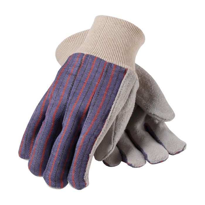 PIP Regualr Grade Leather Palm Glove - Knitwrist - Men's, Box of 12 Pairs