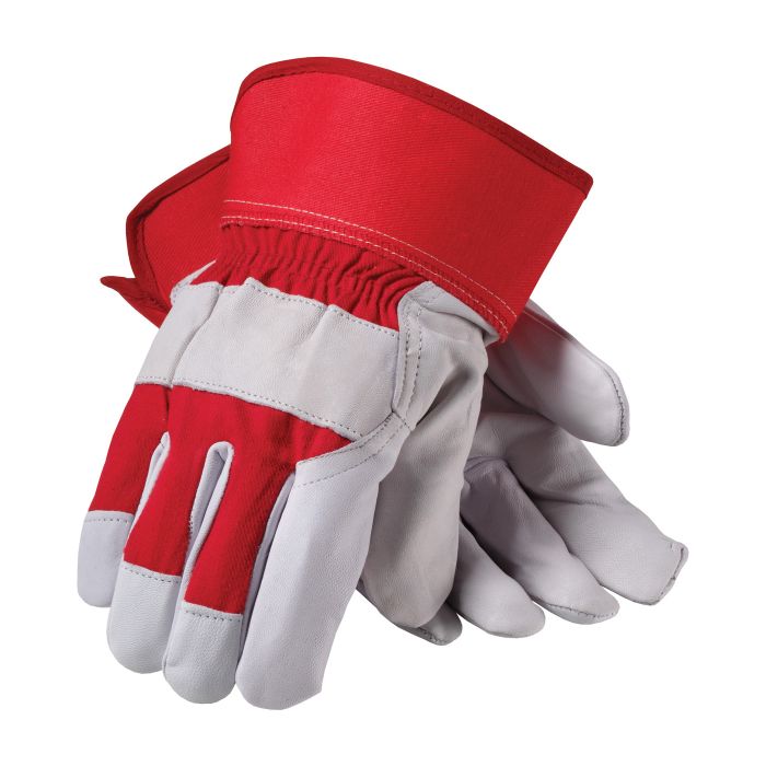 PIP Premium Grade Top Grain Leather Palm Glove - Safety Cuff (LARGE)