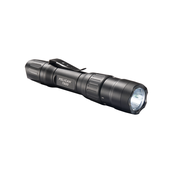Pelican 7600, 3-Color LED Li-Ion Rechargeable Tactical Flashlight