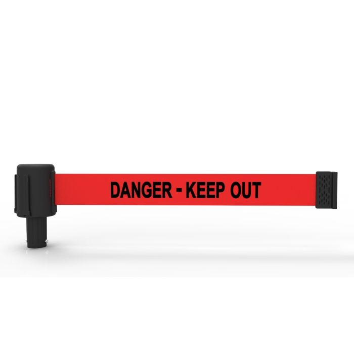 Banner Stakes PL4049 PLUS Red "Danger - Keep Out" Banner (Pack of 5)