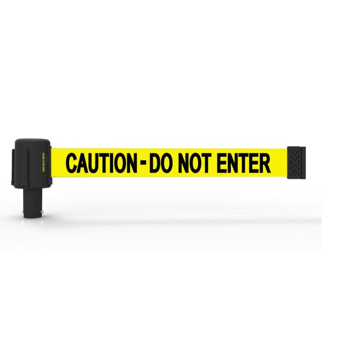 Banner Stakes PL4074 PLUS Yellow Caution Do Not Enter Banner