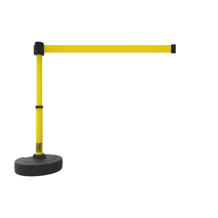 Banner Stakes PL4092 PLUS Barrier Set, Blank Yellow Banner