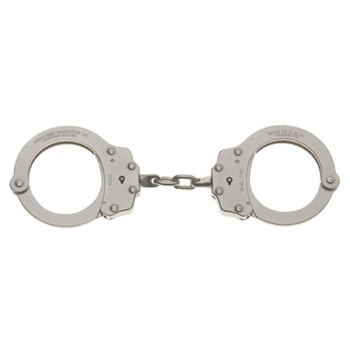 Peerless 700C Chain Link Handcuff, Nickle, Standard Size, 1 Each