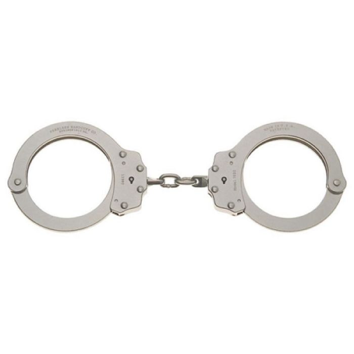Peerless 702C Chain Link Handcuff, Nickle, Oversize, 1 Each